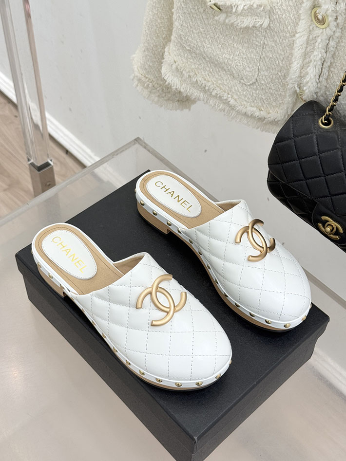 最高級シャネルスーパーコピー CHANEL マトラッセ ジュート サボサンダル レディース ホワイト 2630949 シャネル サンダル 白 - 画像 (8)