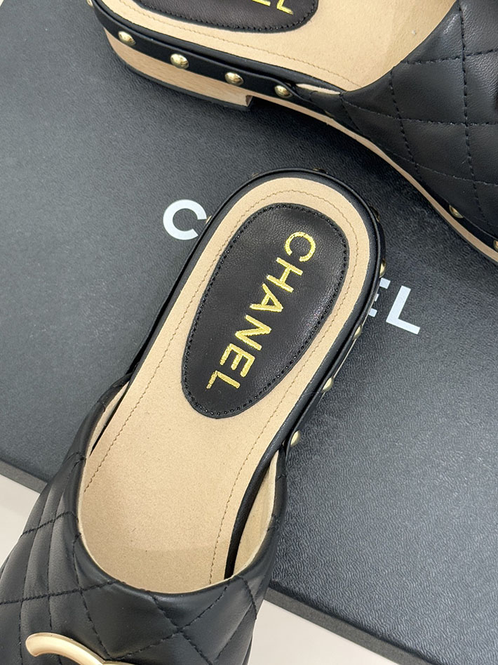 最高級シャネルスーパーコピー CHANEL マトラッセ ジュート サボサンダル レディース ブラック 2630950 シャネル サンダル 安い - 画像 (3)