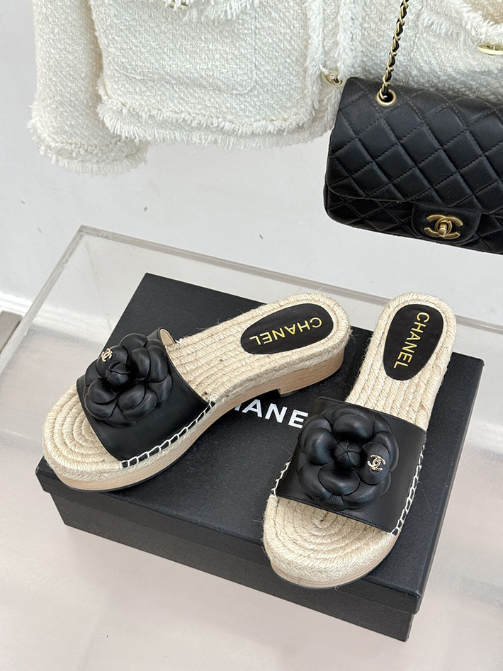 最高級シャネルスーパーコピー CHANEL マトラッセ ジュート サボサンダル ミュール サンダル ブラック 2630952 シャネル サンダル 安い - 画像 (9)