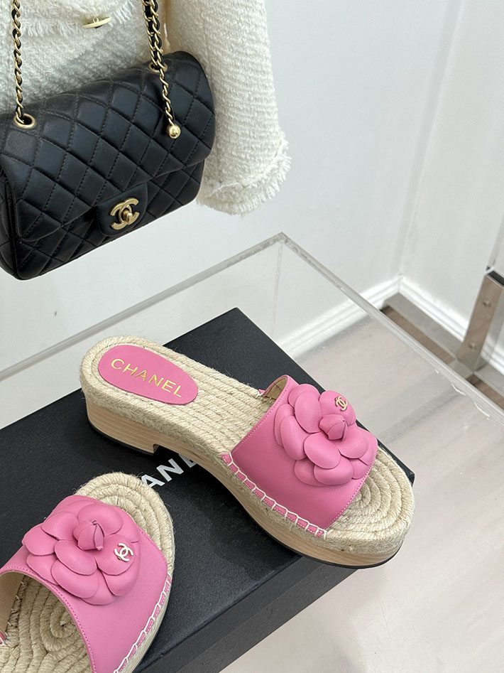 最高級シャネルスーパーコピー CHANEL マトラッセ ジュート サボサンダル ミュール サンダル ピンクド 2630954 シャネル サンダル 定価 - 画像 (6)
