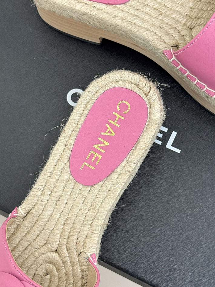 最高級シャネルスーパーコピー CHANEL マトラッセ ジュート サボサンダル ミュール サンダル ピンクド 2630954 シャネル サンダル 定価 - 画像 (3)