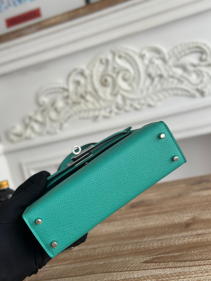 エルメス ショルダーバッグの定価 HERMES ケリーミニ2 ヴェールヴェロン ヴォーエプソン シルバー金具 H073663CKU1 レディース エルメス ショルダーバッグ - 画像 (7)