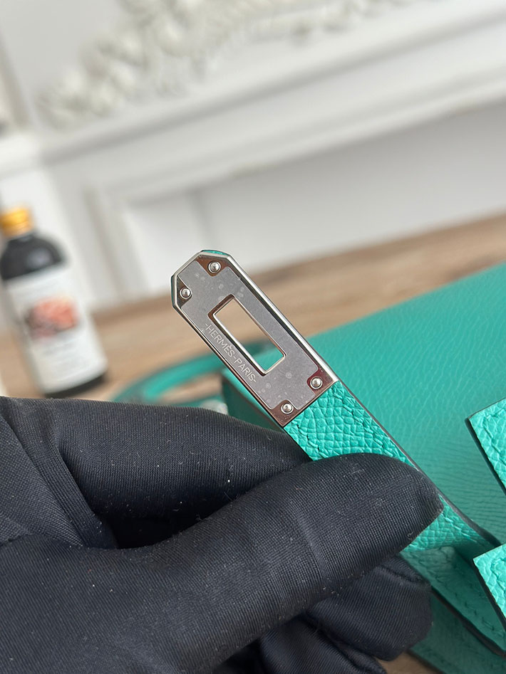 エルメス ショルダーバッグの定価 HERMES ケリーミニ2 ヴェールヴェロン ヴォーエプソン シルバー金具 H073663CKU1 レディース エルメス ショルダーバッグ - 画像 (4)