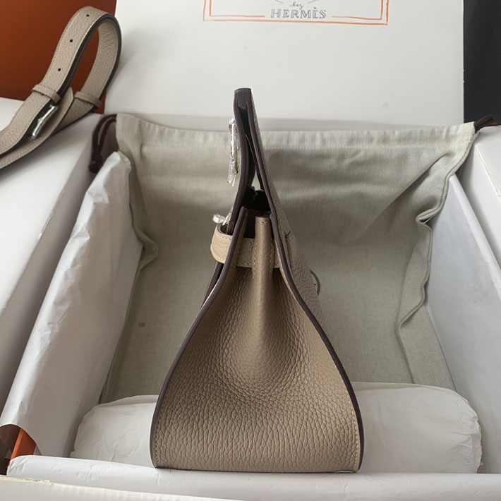 エルメス ジプシエールの通販 HERMES ジプシエール 28cm トゥルティールグレー トリヨンクレマンス シルバー金具 H061784CK81 エルメス ショルダーバッグ メンズ 人気 - 画像 (5)