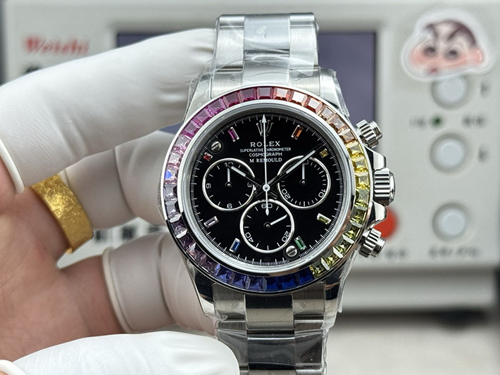 最高級ロレックススーパーコピー ROLEX コスモグラフ デイトナ レインボー ダイヤモンド サファイア 126599RBOW ロレックス コピー 代引き - 画像 (9)