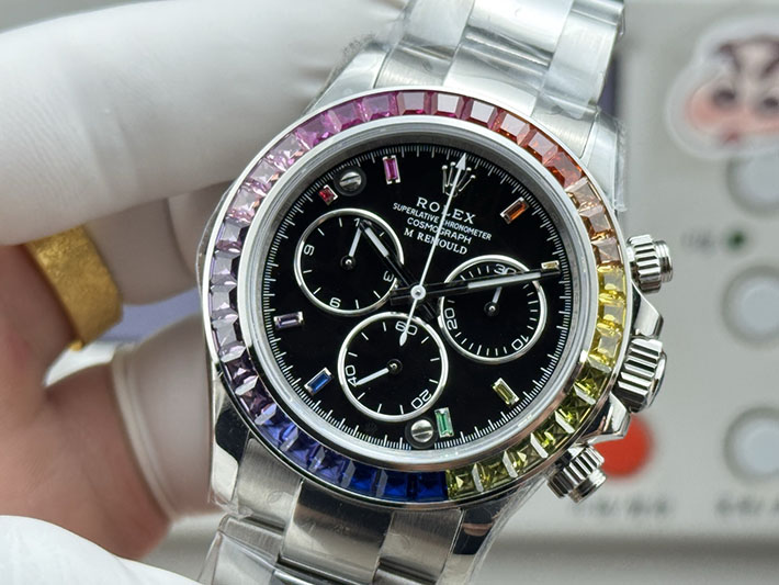 最高級ロレックススーパーコピー ROLEX コスモグラフ デイトナ レインボー ダイヤモンド サファイア 126599RBOW ロレックス コピー 代引き - 画像 (6)