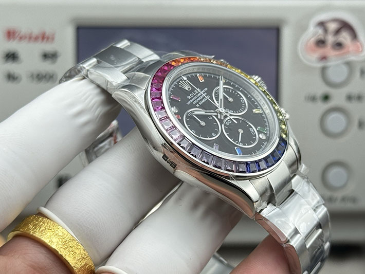 最高級ロレックススーパーコピー ROLEX コスモグラフ デイトナ レインボー ダイヤモンド サファイア 126599RBOW ロレックス コピー 代引き - 画像 (5)
