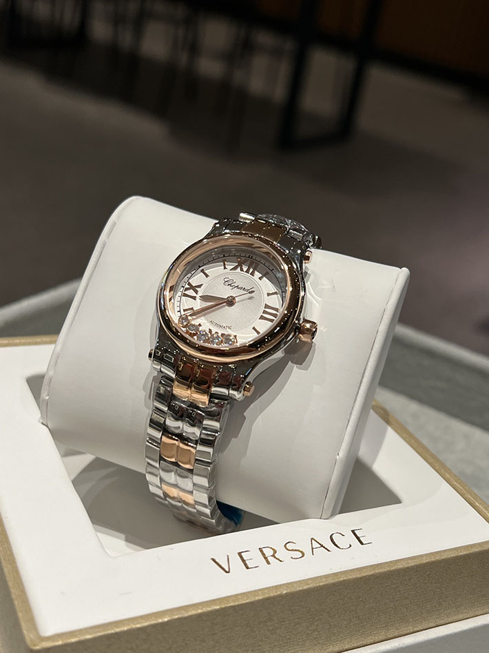 最高級ショパールスーパーコピー CHOPARD ハッピースポーツ クオーツ ルーセントスティール ダイヤモンド 2632802 ショパール ハッピースポーツ 芸能人 - 画像 (7)