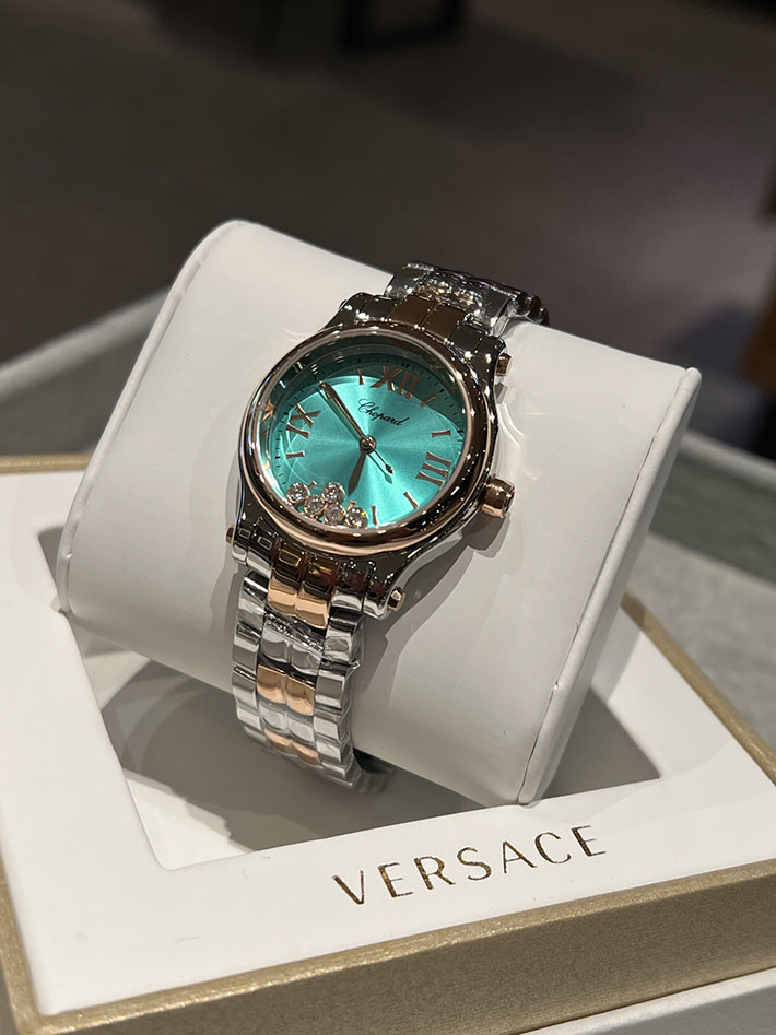 最高級ショパールスーパーコピー CHOPARD ハッピースポーツ クオーツ ルーセントスティール ダイヤモンド 2632802 ショパール ハッピースポーツ 芸能人 - 画像 (6)