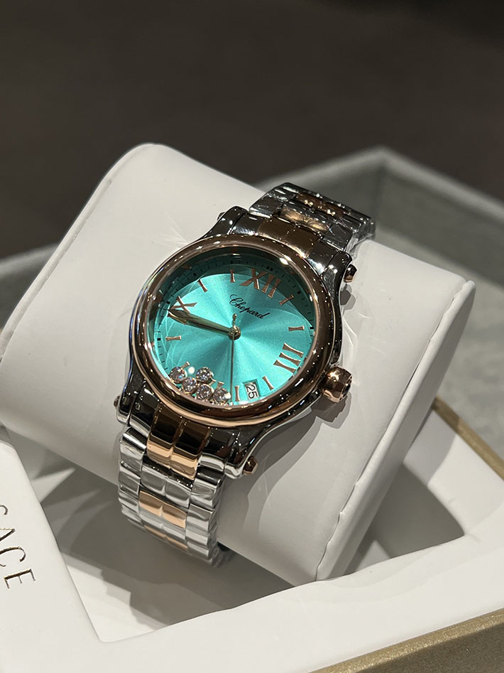 最高級ショパールスーパーコピー CHOPARD ハッピースポーツ クオーツ ルーセントスティール ダイヤモンド 2632802 ショパール ハッピースポーツ 芸能人 - 画像 (4)