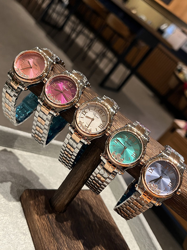最高級ショパールスーパーコピー CHOPARD ハッピースポーツ クオーツ ルーセントスティール ダイヤモンド 2632802 ショパール ハッピースポーツ 芸能人 - 画像 (2)