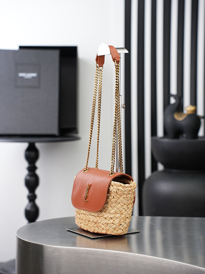 最高級サンローランスーパーコピー Saint Laurent ミニMANON ラフィア ナチュラル 774269GAAED9051 サンローラン バッグ 新作 - 画像 (10)