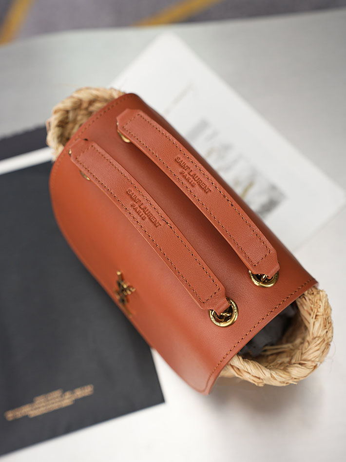 最高級サンローランスーパーコピー Saint Laurent ミニMANON ラフィア ナチュラル 774269GAAED9051 サンローラン バッグ 新作 - 画像 (7)