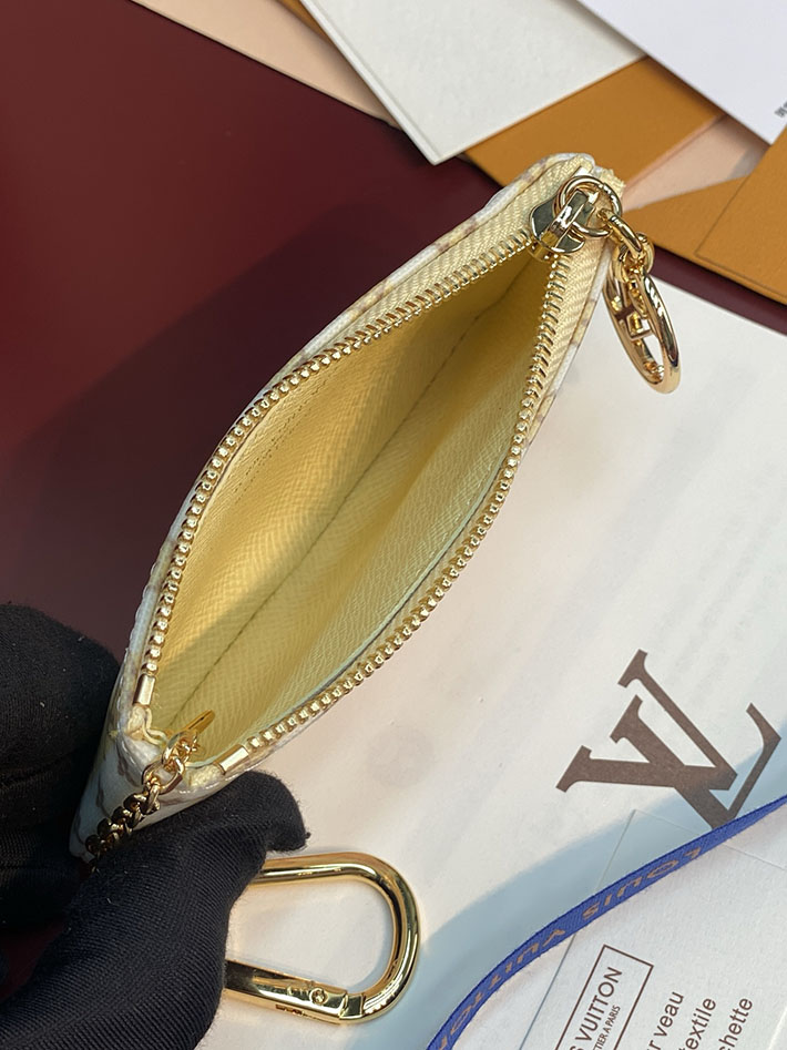 最高級ルイヴィトンスーパーコピー Louis Vuitton カード&キーケース ポシェット・クレ バナナイエロー 2634193 ヴィトン 小銭入れ レディース - 画像 (8)