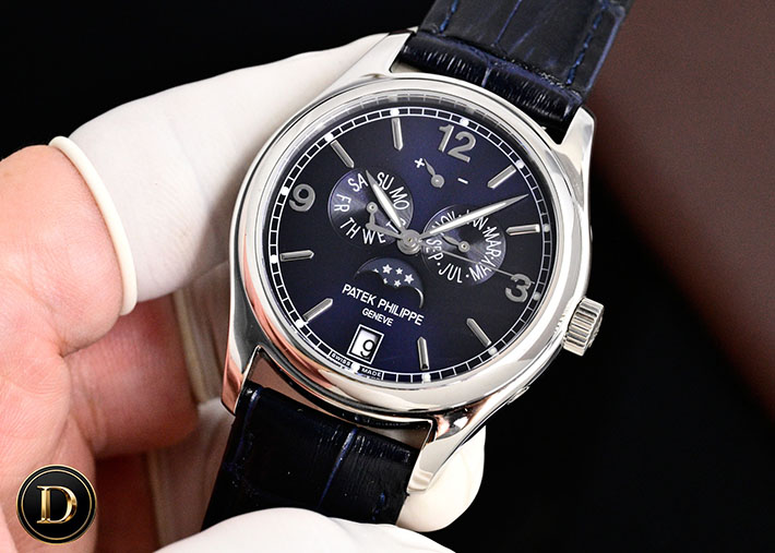 最高級パテックフィリップスーパーコピー PATEK PHILIPPE コンプリケーション メンズ腕時計 ネイビー 5147G-001 メンズ パテック フィリップ 時計 - 画像 (9)