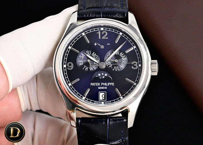 最高級パテックフィリップスーパーコピー PATEK PHILIPPE コンプリケーション メンズ腕時計 ネイビー 5147G-001 メンズ パテック フィリップ 時計 - 画像 (8)