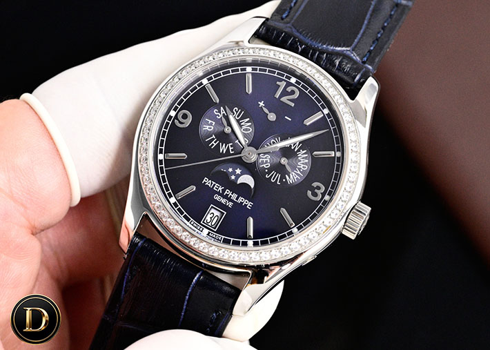 最高級パテックフィリップスーパーコピー PATEK PHILIPPE コンプリケーション メンズ腕時計 ネイビー 5147G-001 メンズ パテック フィリップ 時計 - 画像 (6)