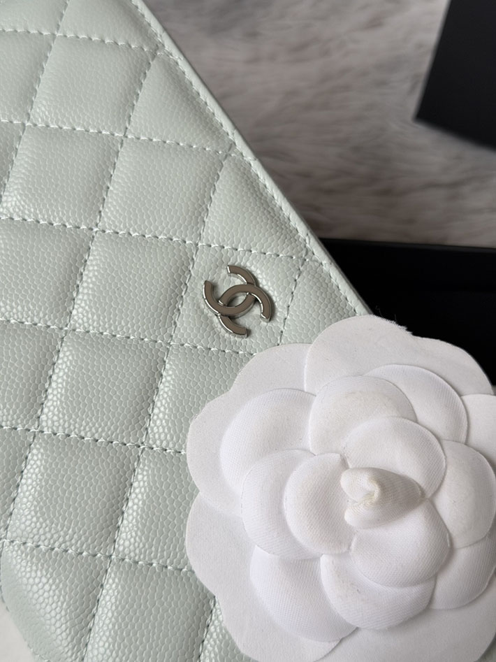 最高級シャネルスーパーコピー CHANEL 長財布 ラウンドファスナー クラシック ココマーク ライトブルー AP0242 Y01588 N0195 シャネル 財布 安い - 画像 (8)