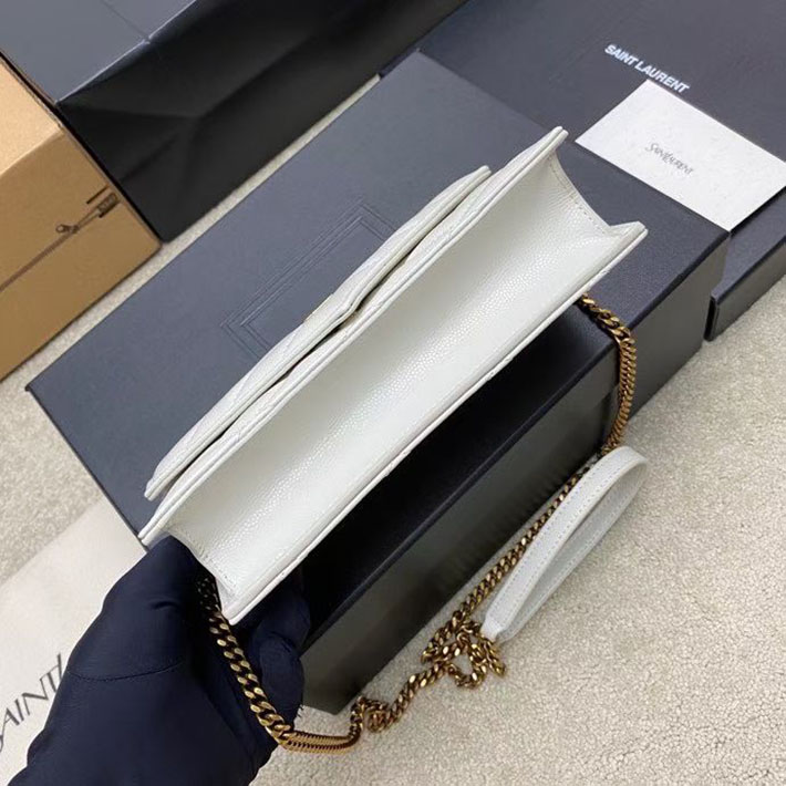最高級サンローランスーパーコピー Saint Laurent パリ チェーンウォレット オフホワイト 871149AAGOZ9207 サンローラン バッグ 人気ランキング - 画像 (7)