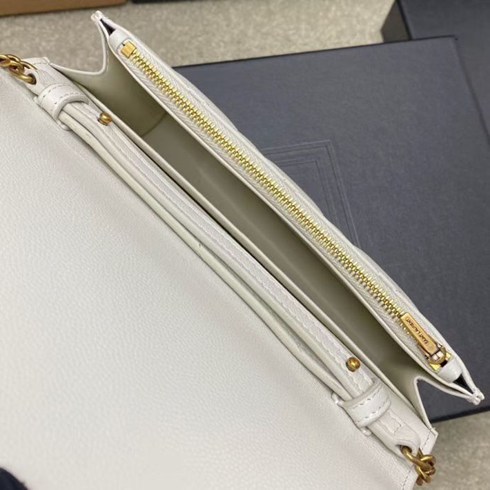最高級サンローランスーパーコピー Saint Laurent パリ チェーンウォレット オフホワイト 871149AAGOZ9207 サンローラン バッグ 人気ランキング - 画像 (3)