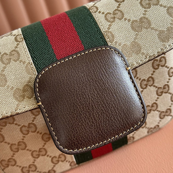 グッチ直営アウトレット店 GUCCI ホースビット 1955 スモール ショルダーバッグ サンド&ダークブラウン 866762 FAFV9 9653 グッチ バッグ 安い - 画像 (5)