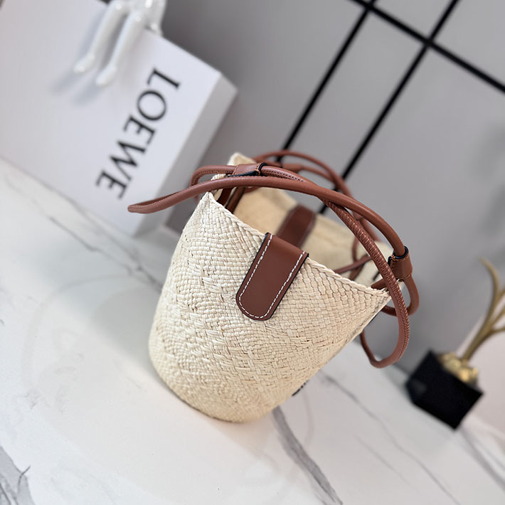 最高級ロエベスーパーコピー LOEWE アナグラム バスケットバッグ スモール ナチュラル/タン AABKP65X04-2435 ロエベ トートバッグ アウトレット - 画像 (9)
