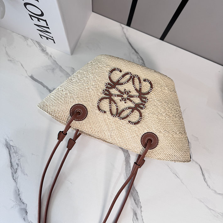 最高級ロエベスーパーコピー LOEWE アナグラム バスケットバッグ スモール ナチュラル/タン AABKP65X04-2435 ロエベ トートバッグ アウトレット - 画像 (5)