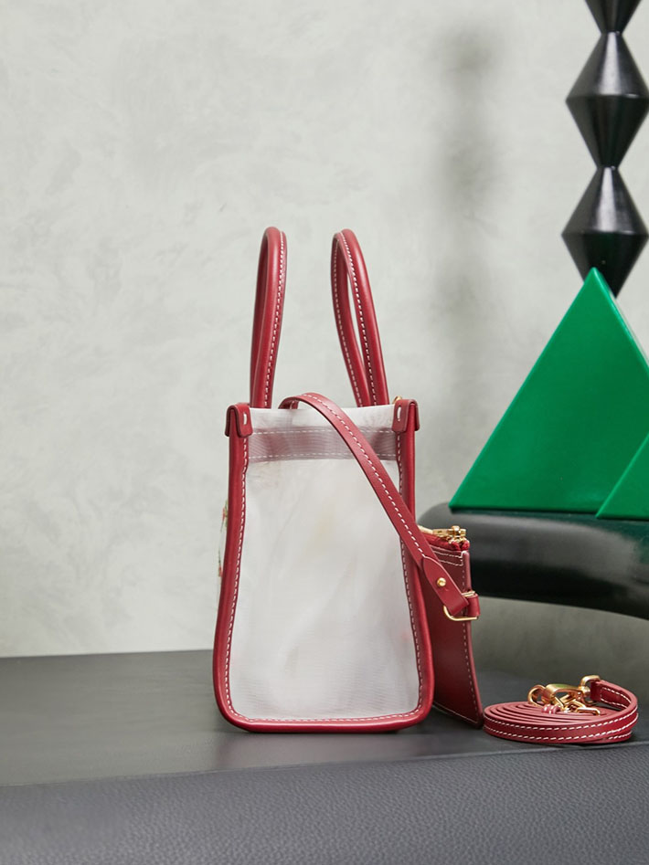 最高級MiuMiuスーパーコピー ミュウミュウ エンブロイダリーメッシュ トップハンドルバッグ レッド 5BA310_2IHV_F0011 ミュウミュウ トートバッグ アウトレット - 画像 (7)