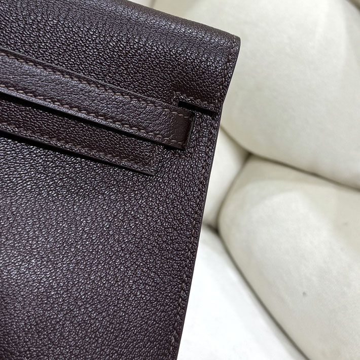 エルメスコピー通販 HERMES ケリーエラン ルージュセリエ シェブルミゾル シルバー金具 ケリーエラン H085885CK0G ケリーエラン 定価 - 画像 (9)