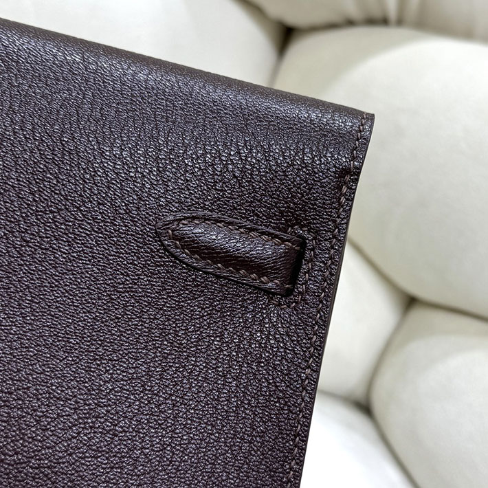 エルメスコピー通販 HERMES ケリーエラン ルージュセリエ シェブルミゾル シルバー金具 ケリーエラン H085885CK0G ケリーエラン 定価 - 画像 (6)