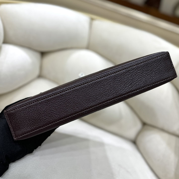 エルメスコピー通販 HERMES ケリーエラン ルージュセリエ シェブルミゾル シルバー金具 ケリーエラン H085885CK0G ケリーエラン 定価 - 画像 (5)
