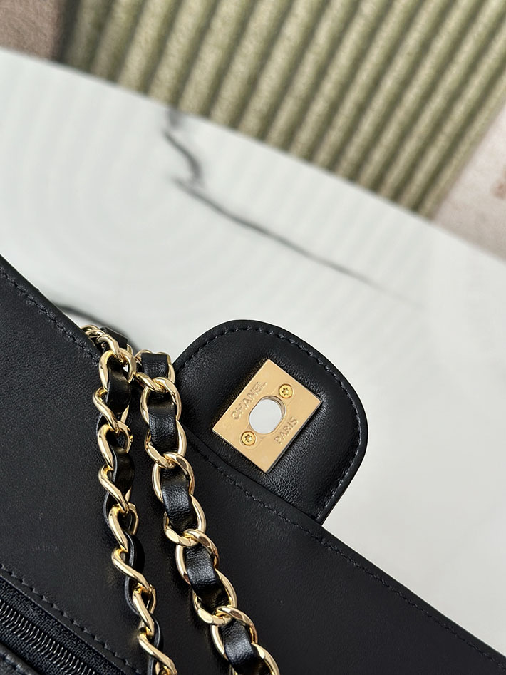 シャネル 新作バッグ 2026 CHANEL 11.12 クラシック ハンドバッグ ブラック A01112-B24048-94305 シャネル バッグ マトラッセ 定価 - 画像 (3)