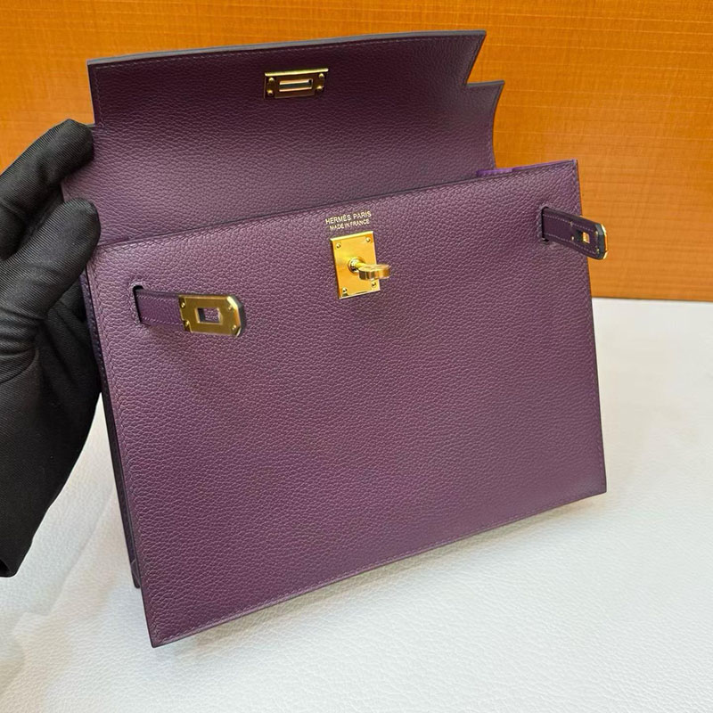 エルメスコピー通販 HERMES ケリーダンス2 レザン/アネモネ スイフト ゴールド金具 2634610 エルメス ケリーダンス2 - 画像 (7)