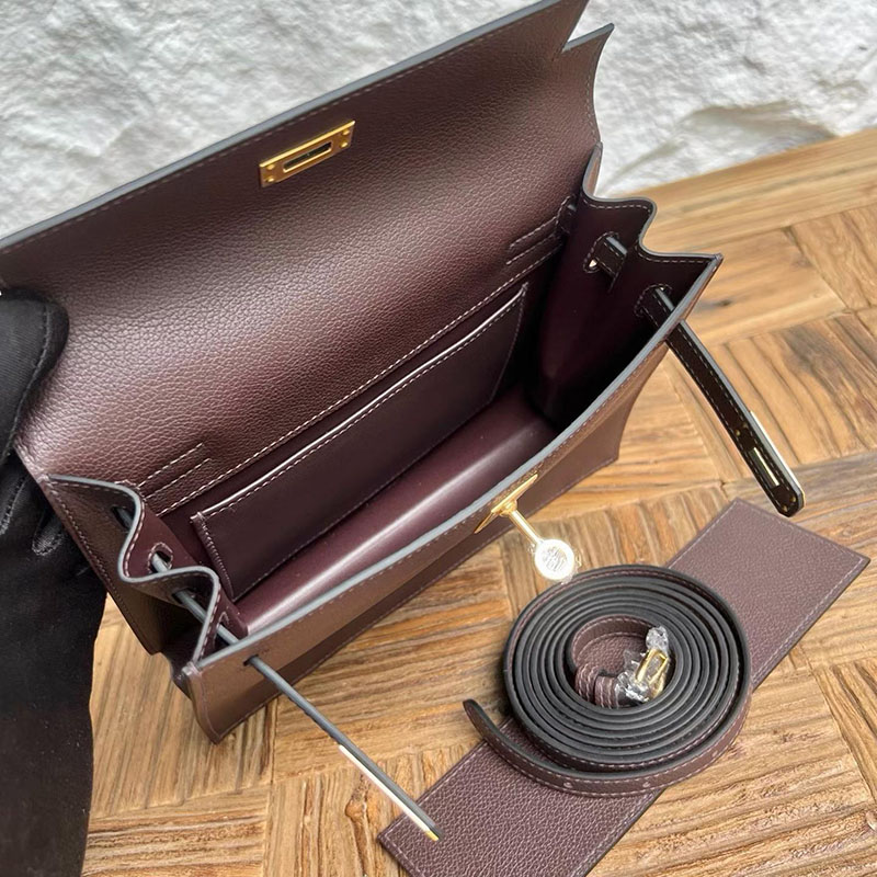 エルメスコピー通販 HERMES ケリーダンス2 ルージュセリエ エバーカラー ゴールド金具 H076241CC0G エルメス リュック 新品 - 画像 (5)