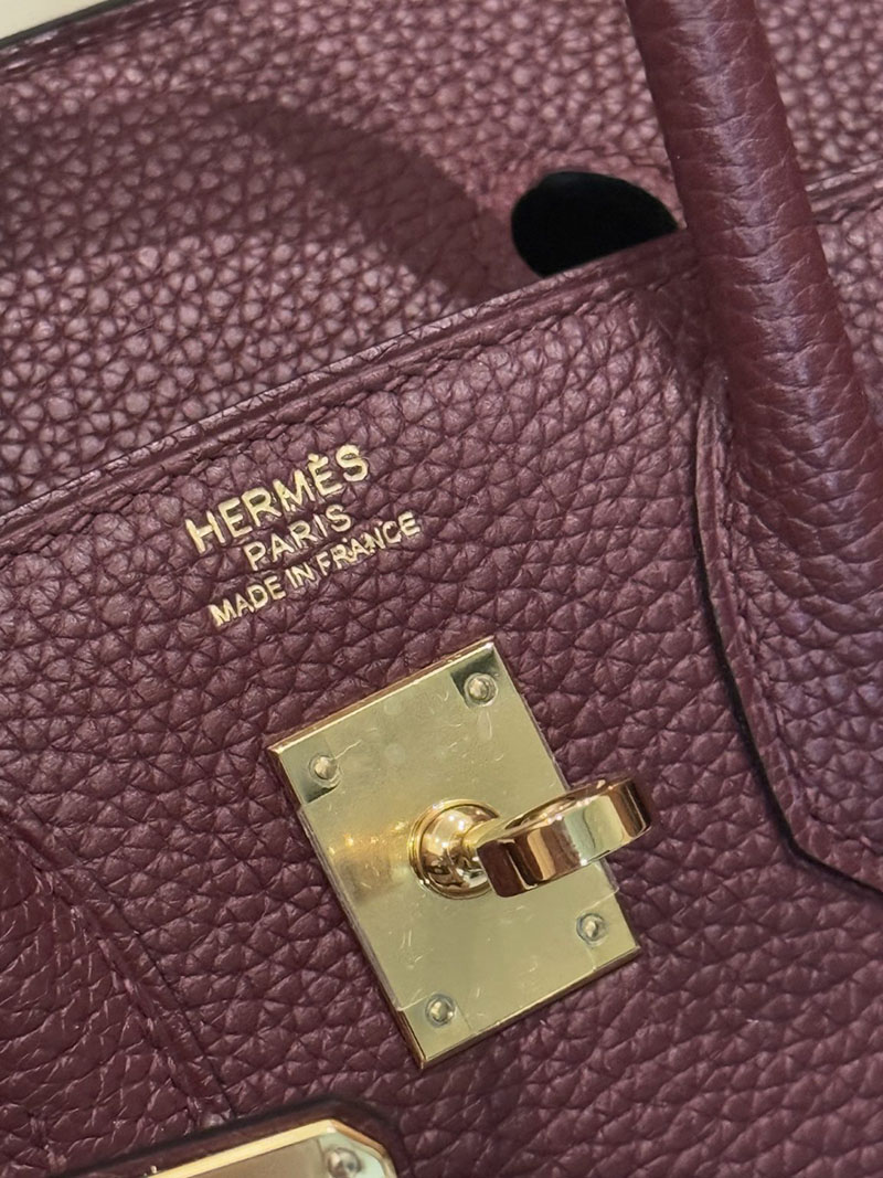 エルメスコピー通販 HERMES Birkin バーキン25 ボルドー トゴ ゴールド金具 H041702CC57 エルメスバーキン25値段 - 画像 (5)