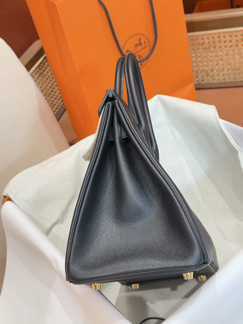 エルメスコピー通販 HERMES バーキン30 黒 ブラック ヴォーエプソン ゴールド金具 2634683 エルメスバーキン30コピー - 画像 (2)