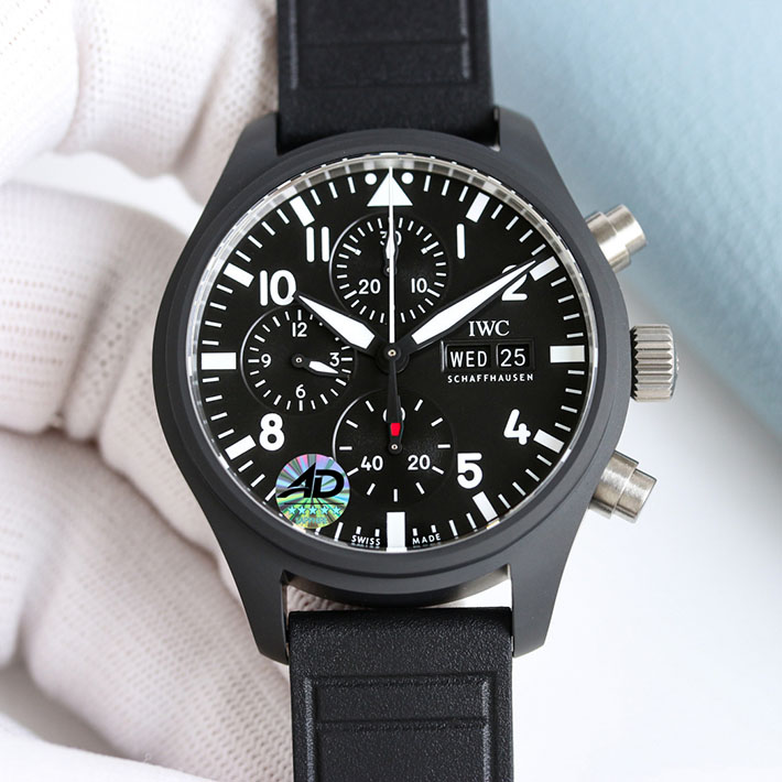 最高級IWC時計コピー パイロット・ウォッチ・クロノグラフ 41 トップガン・オセアナ ブルー IW389404 IWC 時計 メンズ - 画像 (7)