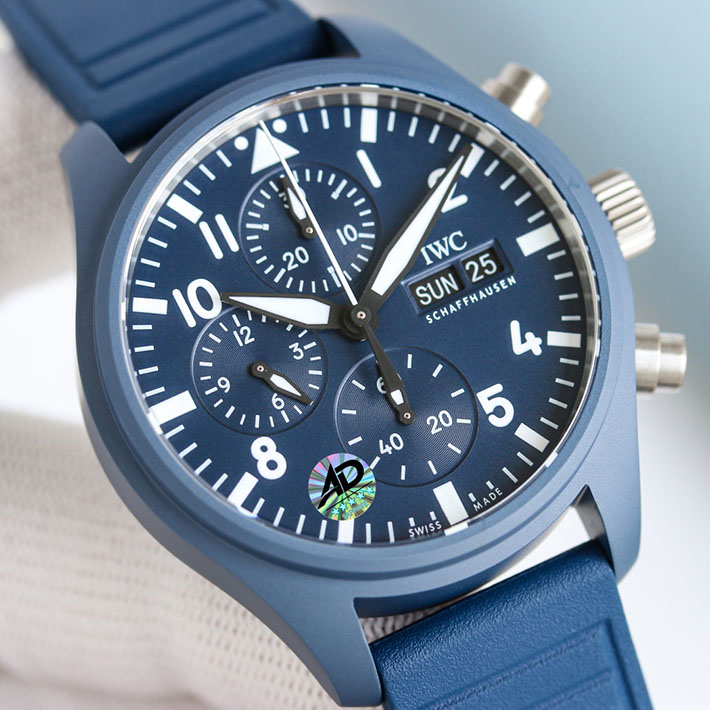 最高級IWC時計コピー パイロット・ウォッチ・クロノグラフ 41 トップガン・オセアナ ブルー IW389404 IWC 時計 メンズ - 画像 (3)