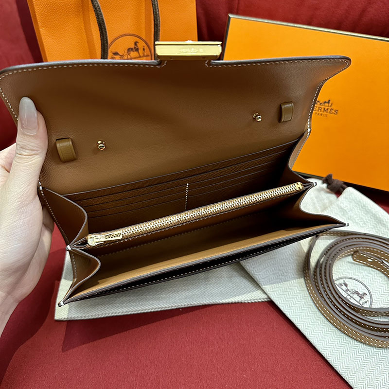 エルメス安い HERMES コンスタンスロング トゥーゴー ゴールド ヴォーエプソン ゴールド金具 H080201CC37 エルメス ショルダーバッグ ミニ - 画像 (7)