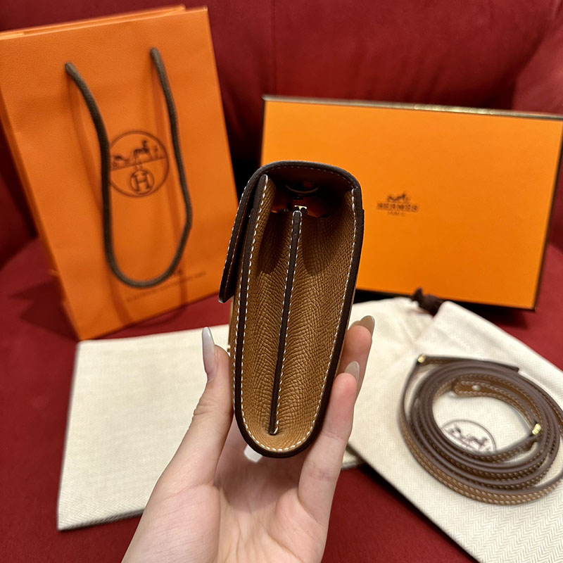 エルメス安い HERMES コンスタンスロング トゥーゴー ゴールド ヴォーエプソン ゴールド金具 H080201CC37 エルメス ショルダーバッグ ミニ - 画像 (6)