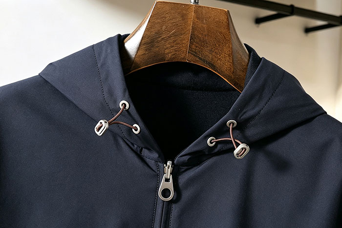 最高級ロロ・ピアーナスーパーコピー Loro Piana 新作 秋冬用リバーシブル・フード付きジャケット(オールドマネースタイル)LP2603001 ロロピアーナ ジャケット生地 - 画像 (9)