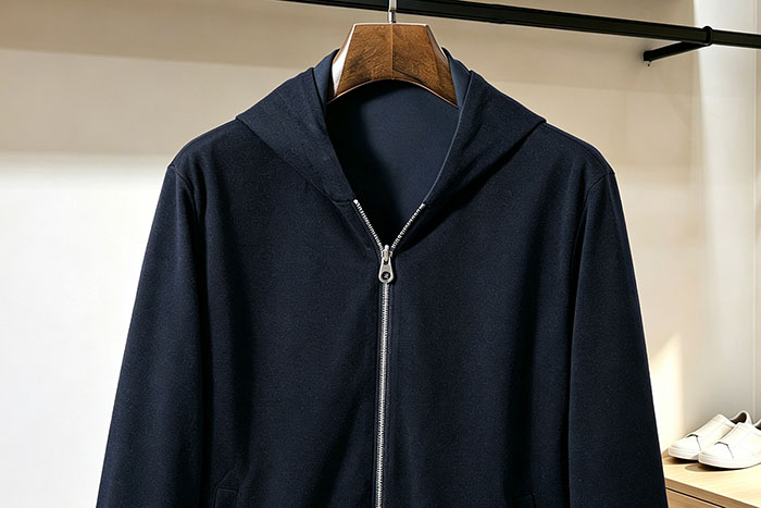最高級ロロ・ピアーナスーパーコピー Loro Piana 新作 秋冬用リバーシブル・フード付きジャケット(オールドマネースタイル)LP2603001 ロロピアーナ ジャケット生地 - 画像 (7)