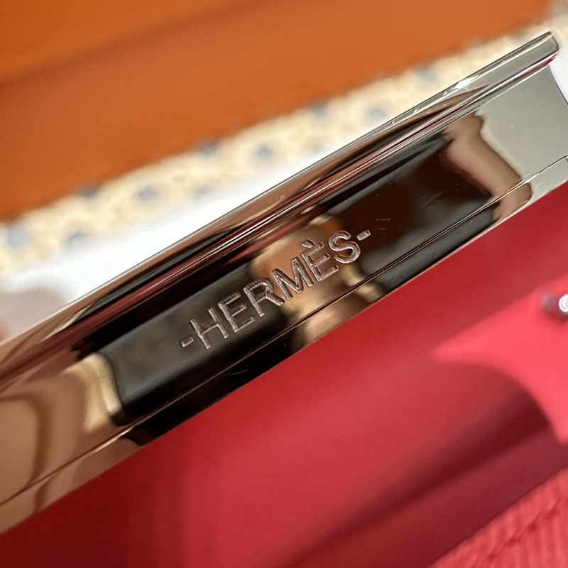 エルメス安い HERMES コンスタンスロング トゥーゴー ルージュドクール ヴォーエプソン シルバー金具 H080201CKS3 エルメス コンスタンス トゥーゴー 財布 - 画像 (3)