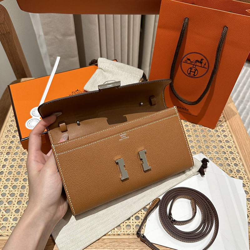 エルメス安い HERMES コンスタンスロング トゥーゴー ゴールド ヴォーエプソン シルバー金具 H080201CK37 コンスタンス トゥーゴー 値段 - 画像 (4)