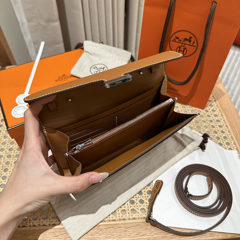 エルメス安い HERMES コンスタンスロング トゥーゴー ゴールド ヴォーエプソン シルバー金具 H080201CK37 コンスタンス トゥーゴー 値段 - 画像 (3)