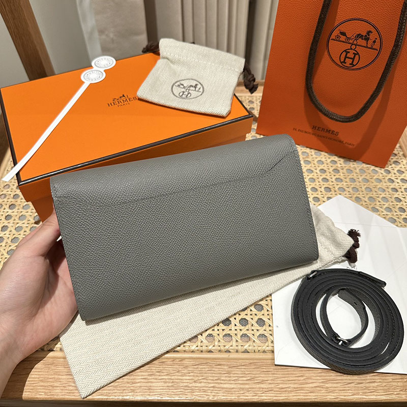 エルメス安い HERMES コンスタンスロング トゥーゴー エタン ヴォーエプソン×リザード シルバー金具 H080201CP8F コンスタンス ロング トゥーゴー - 画像 (9)