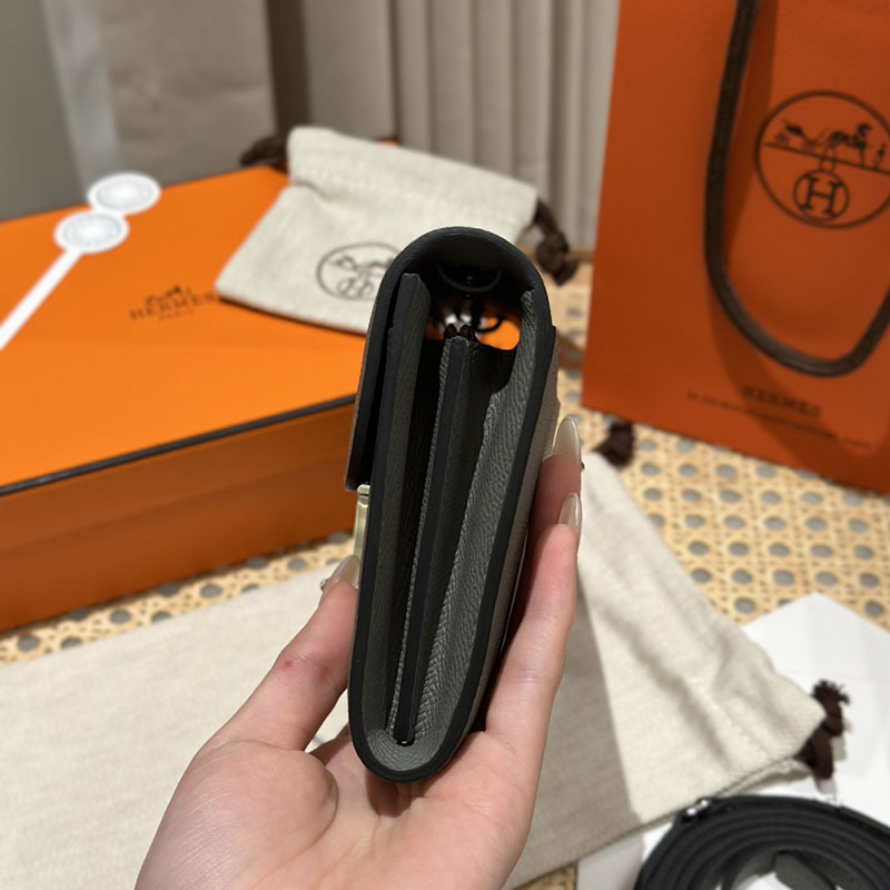 エルメス安い HERMES コンスタンスロング トゥーゴー エタン ヴォーエプソン×リザード シルバー金具 H080201CP8F コンスタンス ロング トゥーゴー - 画像 (8)