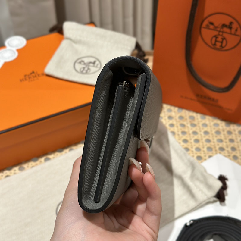 エルメス安い HERMES コンスタンスロング トゥーゴー エタン ヴォーエプソン×リザード シルバー金具 H080201CP8F コンスタンス ロング トゥーゴー - 画像 (7)