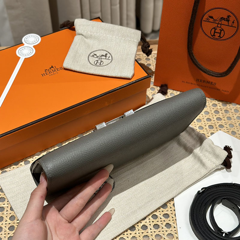 エルメス安い HERMES コンスタンスロング トゥーゴー エタン ヴォーエプソン×リザード シルバー金具 H080201CP8F コンスタンス ロング トゥーゴー - 画像 (6)