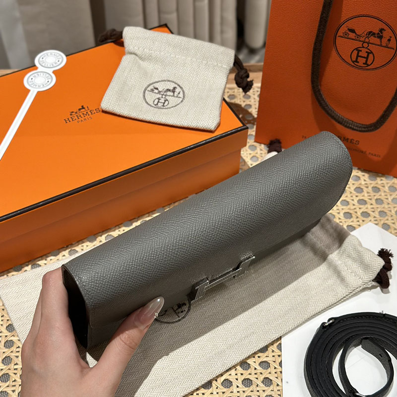 エルメス安い HERMES コンスタンスロング トゥーゴー エタン ヴォーエプソン×リザード シルバー金具 H080201CP8F コンスタンス ロング トゥーゴー - 画像 (5)